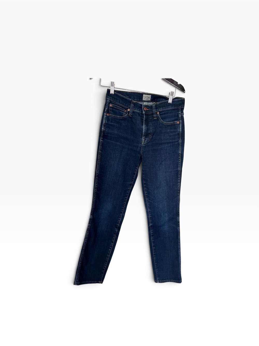 J. Crew Women's Straight Leg Jeans in Dark Indigo